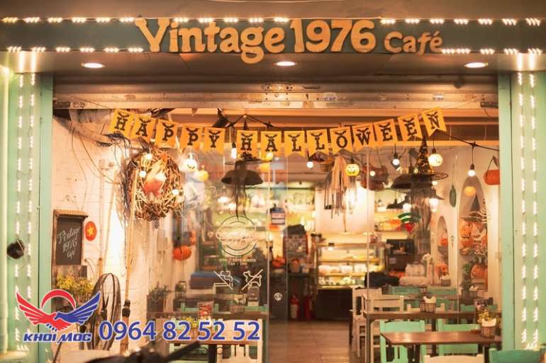 Bảng Hiệu Gỗ Cafe Vintage 1976