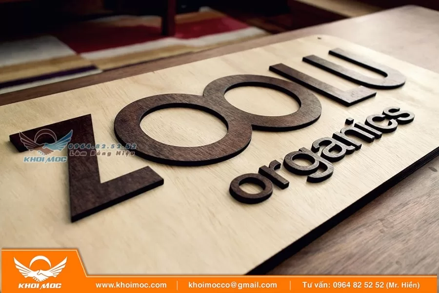 Biển Hiệu Gỗ MDF Để NGoài trời được không 6 2á6a